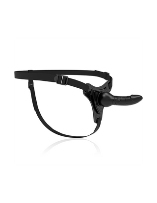 Arnes negro con dildo 16cm incluido 