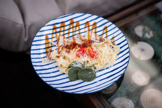 Паста Карбонара з вугрем