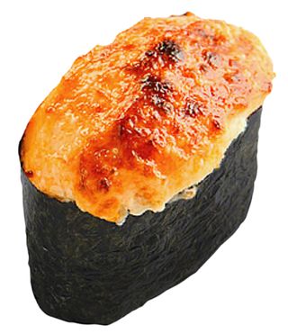 Гункан запеченный с лососем (6 шт.)