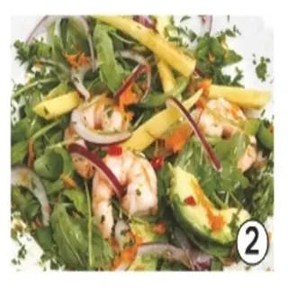 212. ENSALADA DE TEMPURA DE LANGOSTINO