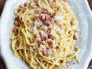 Espagueti A La Carbonara