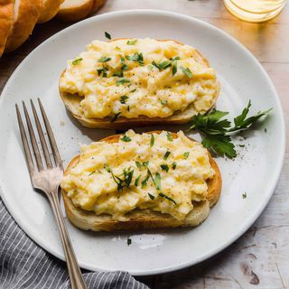 Scrambled Egg On Toast