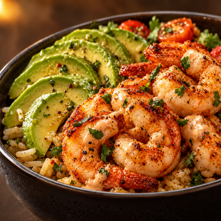 450° Bowl Gambones & Aguacate