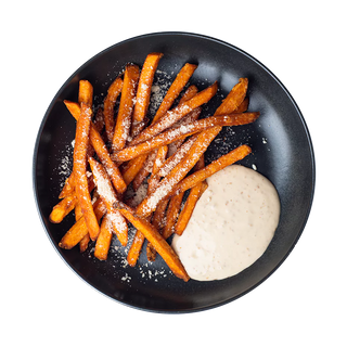 Батат фрі з кунжутним соусом