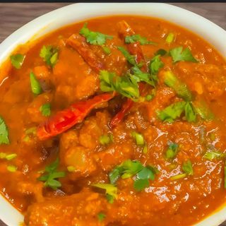 Vindaloo With Lamb/Cordero vindaloo( Verry hot/ muy picante)