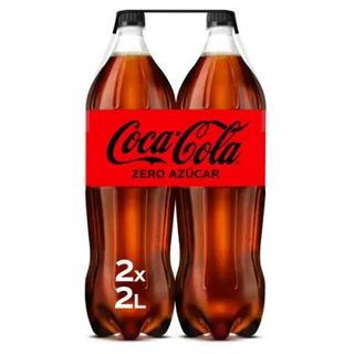 Coca Cola Zero Azúcar Pack 2 Botellas 2 L.