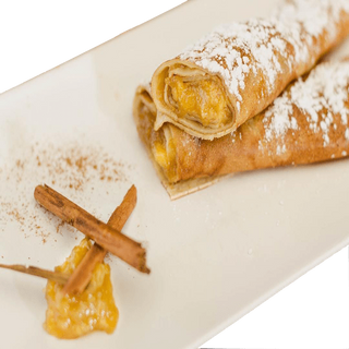 Crêpe de manzana