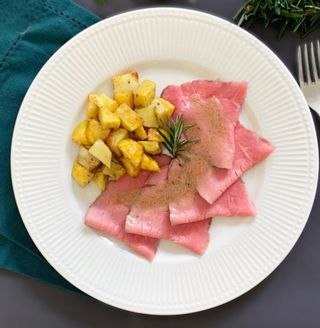 Roast beef con patate arrosto
