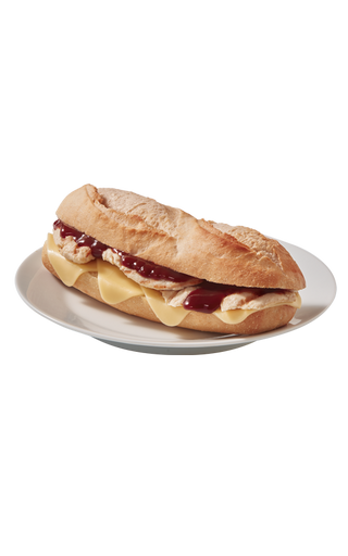 Pollo Bbq: Pollo Con Queso Y Salsa Bbq