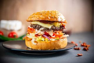 The Juicy Lucy burger