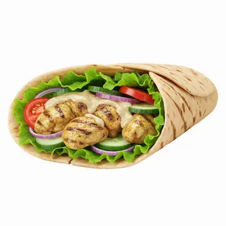 Box Sandwich Kebab Poulet (2 brochettes) 