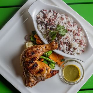 Charcoal Grilled Jerk Chicken (Lunch Box)