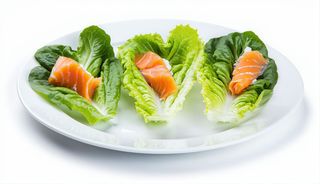 Ensalada De Cogollos Y Salmón