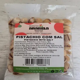 Pistachio com Sal Anabela 100 gr