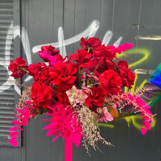 Bukiet czerwony extra duży 