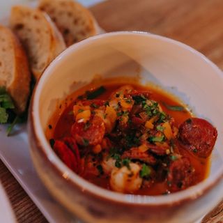 Krewetki z chorizo 6 szt.