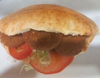 Menù panino falafel