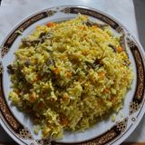 Arroz Frito Con Ternera Y Salsa Curry