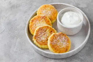 Сирники ванільні з родзинками (4шт)