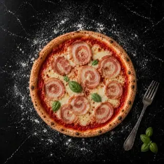 Pizza de Pancetta italiana