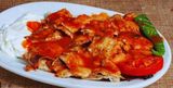 Chicken Iskender. Tavuk iskender