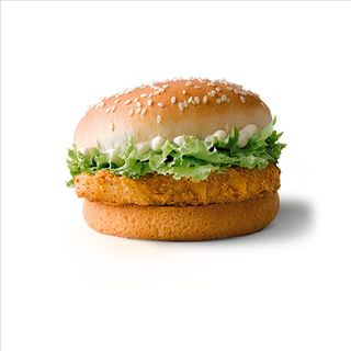 Hamburguesa De Pollo:Lechuga y Tomta y Cebolla y Queso 