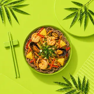 Wok Ramen Fructe de mare Sos Cremos Tom Yum