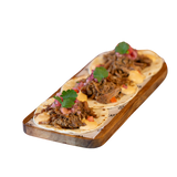 Tacos res al carbón