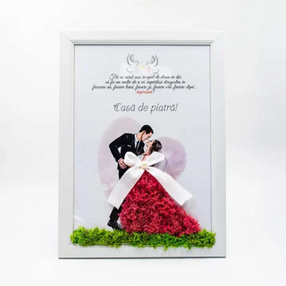 Tablou cu licheni Casa De Piatra - 20x30