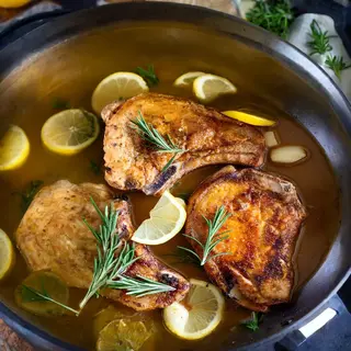 Pan Fried Pork