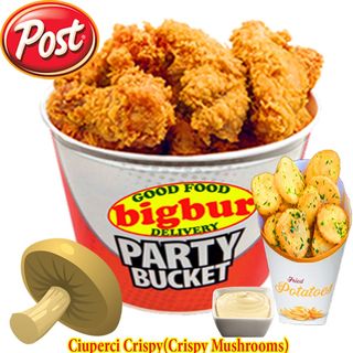 Ciuperci Crispy Bucket POST-VEGAN