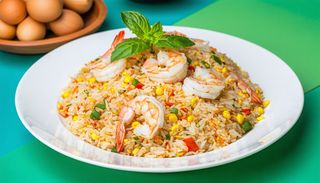 40. Złotoryż z krewetkami