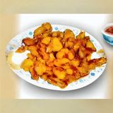 191. Пържено плодово асорти с карамел (200г)