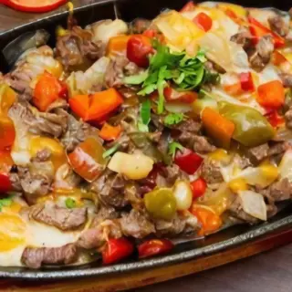 Alambre Con Bistec