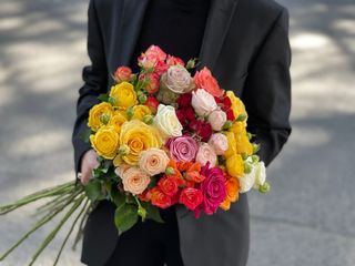 ფერადი ვარდი შერეული