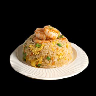 Riso saltato  con gamberetti