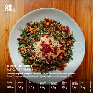 Quinoa com Hummus