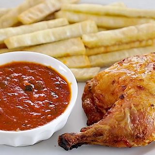 sweet potatoe and turkey