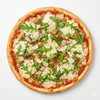 Pizza rúcula grana (28 cm.)