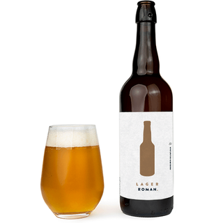 Cerveza Lager Roman 75cl.