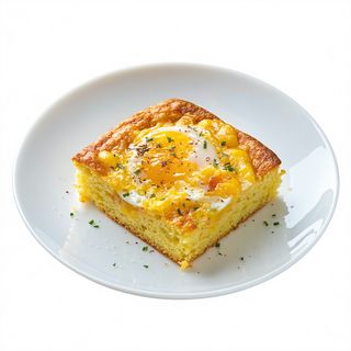 Malai cu branza si ou la cuptor