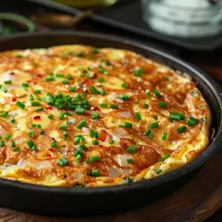 Omelette au thon