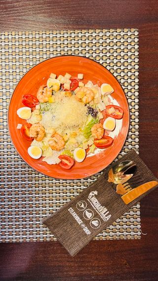 Цезарь с креветками