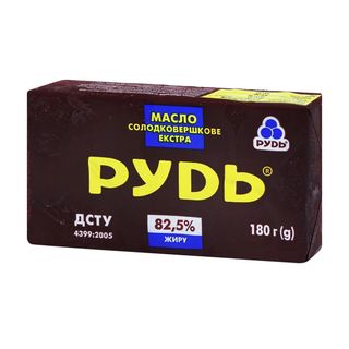 Масло Вершкове Рудь 180гр