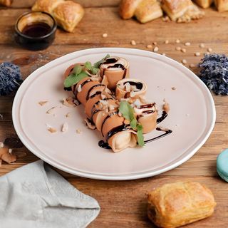 კრეპები ბანანით და ნიგვზით