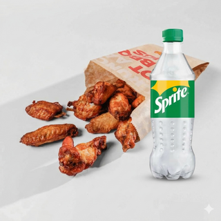 Hot Wings + Sprite Combo menu