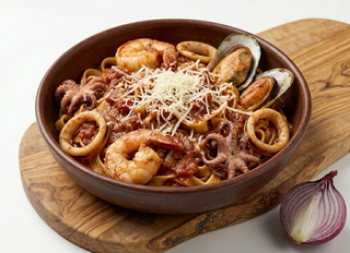 Tagliatele cu fructe de mare