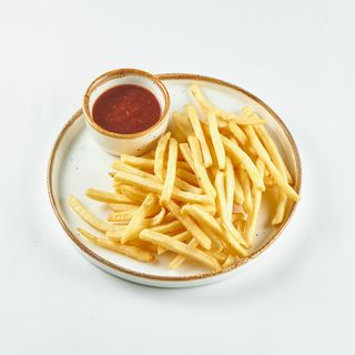 Картопля фрі з соусом Барбекю (120/30г)