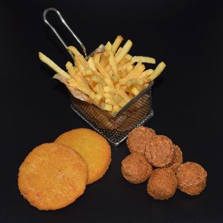 Meniu falafel & hamburger - 2 persoane