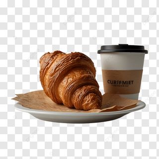 Coffee With Milk + Butter Croissant